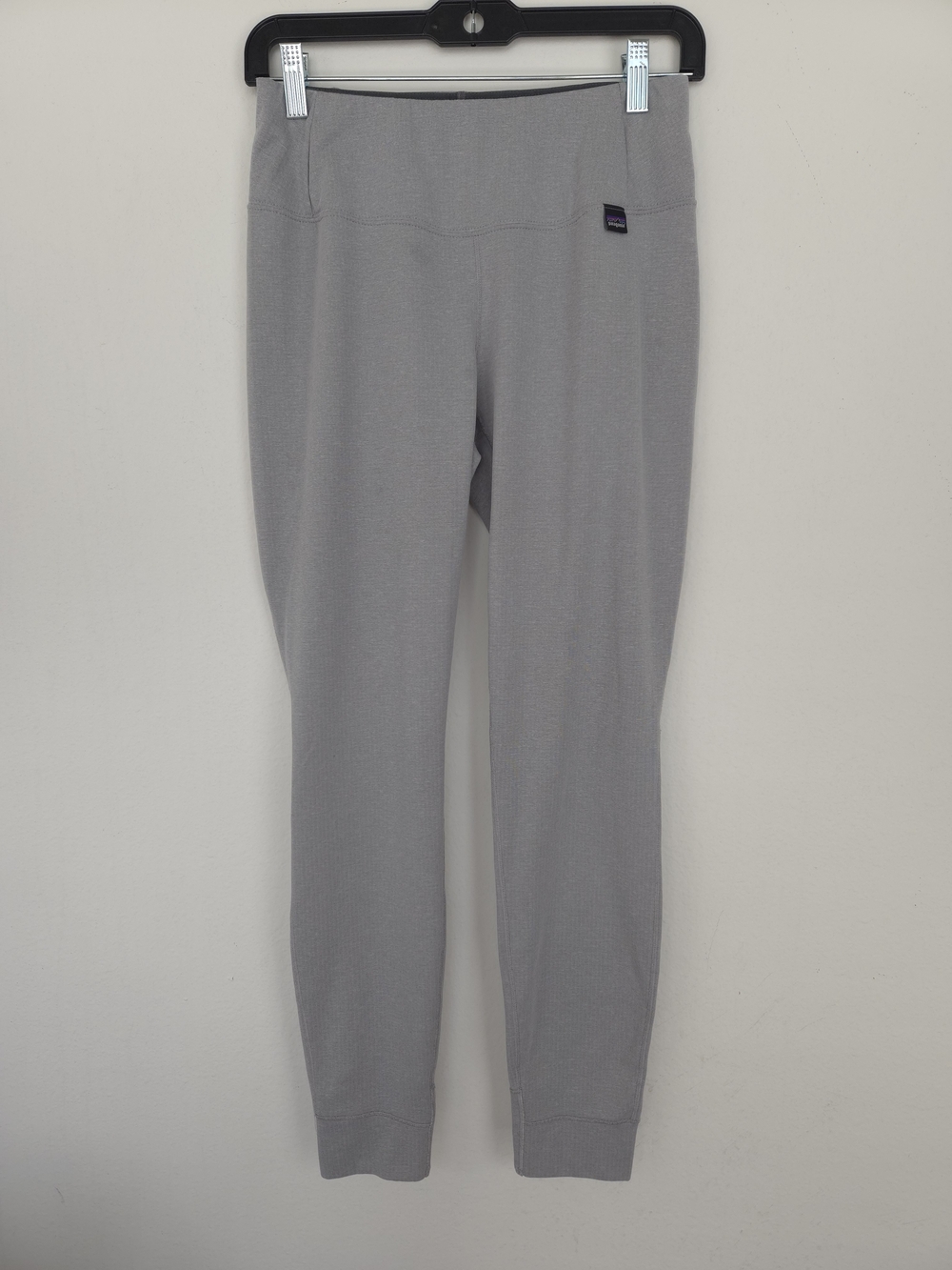 Patagonia Womens Midweight Capilene Baselayer Athletic Leggings Gorpcore Gray S